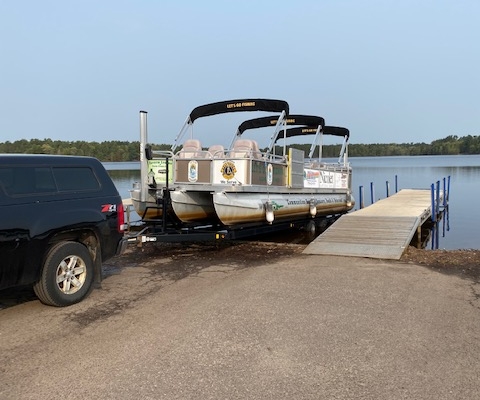Hodag Chapter boat being launched